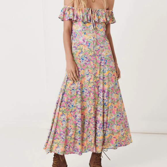 ❣️MOVING SALE ❣️Spell Dolly Off the Shoulder Gown - Picture 6 of 8